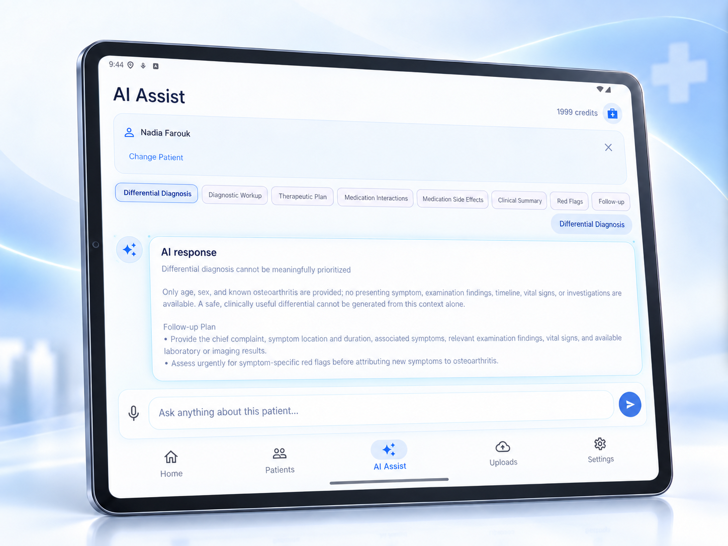 SinaFlow AI Assist screenshot